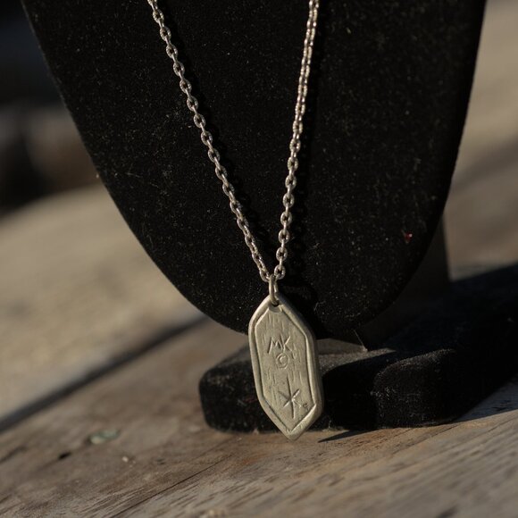 Strength Of Self And Knowing Runescript Necklace | Viking Norse Ancient Jewelry - Picture 3 of 4